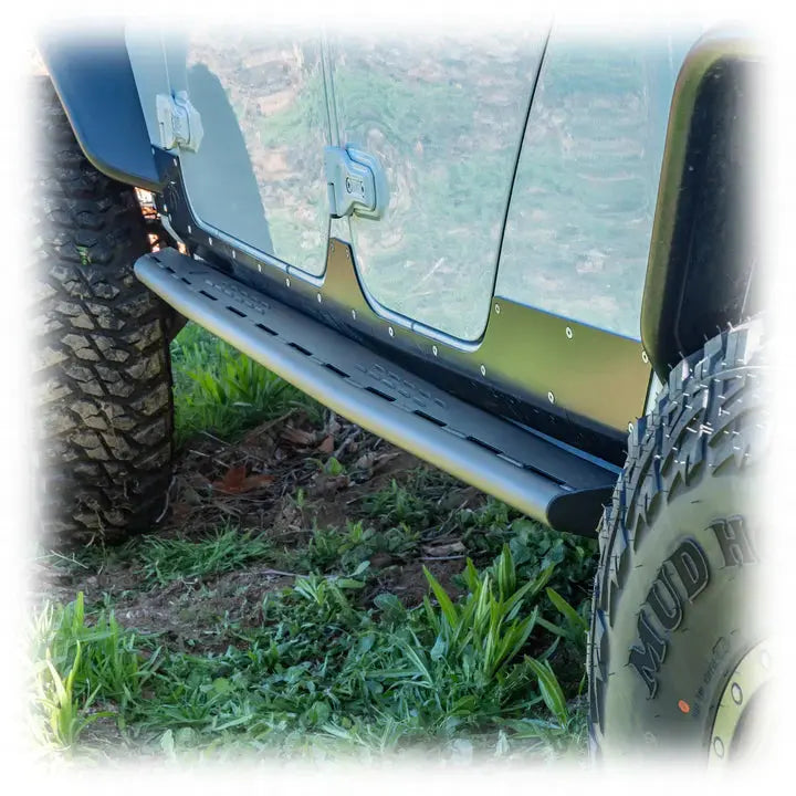 Off-road rock sliders for body protection