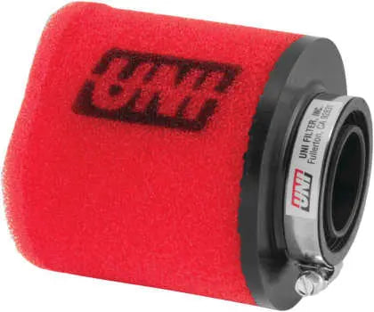 Uni universal air filters including clamp-on pod filters sock filters and foam filters for custom intake setups