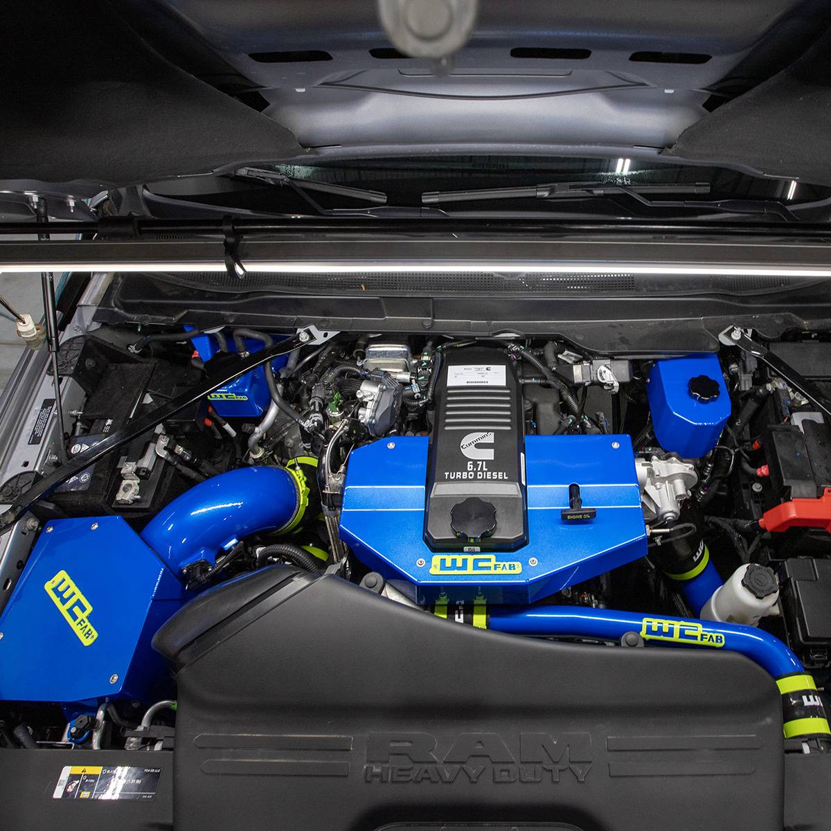 Wehrli cold air intakes and WCFab intake kits for diesel trucks