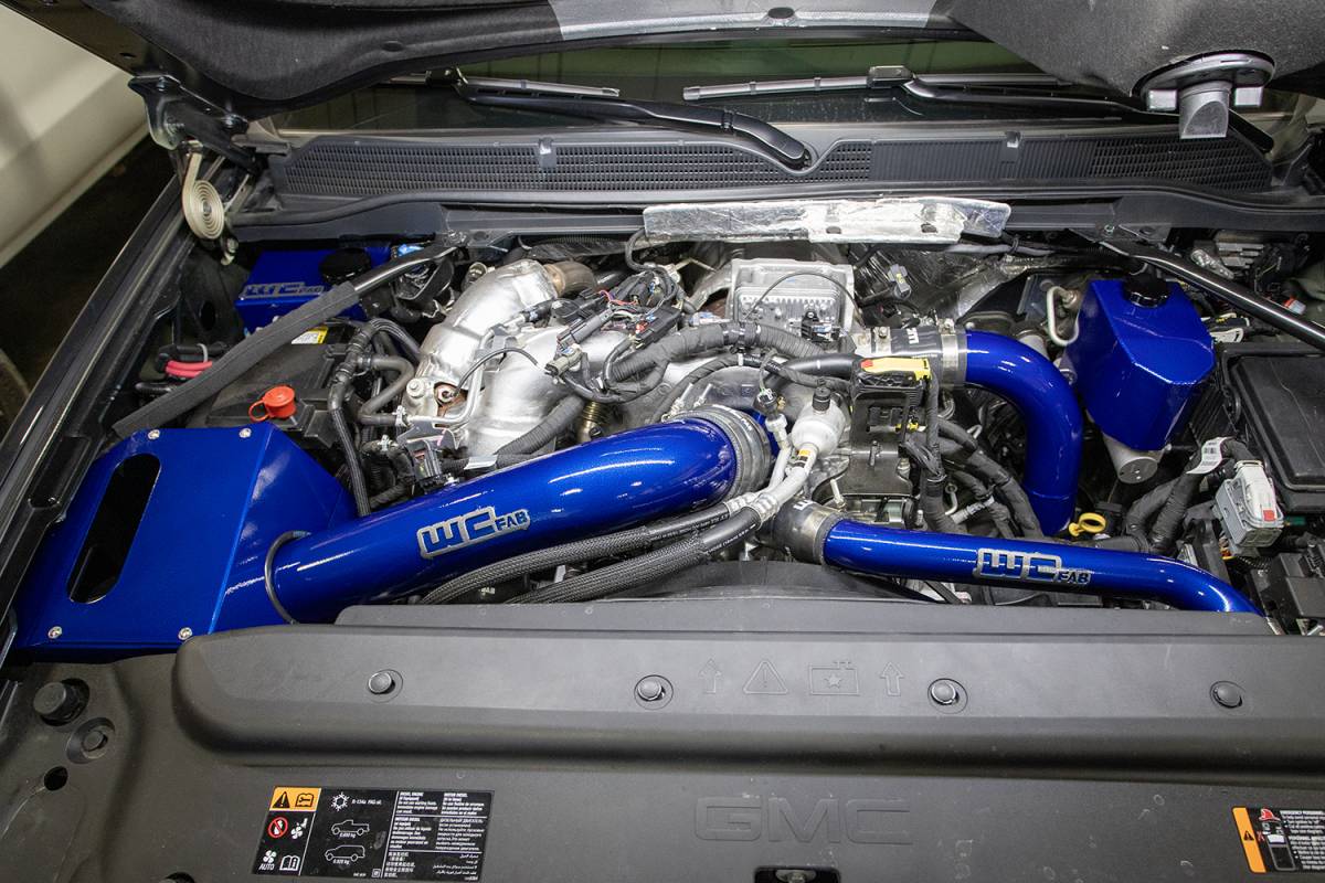 Wehrli intercooler pipes and WCFab intake pipe kits for diesel trucks