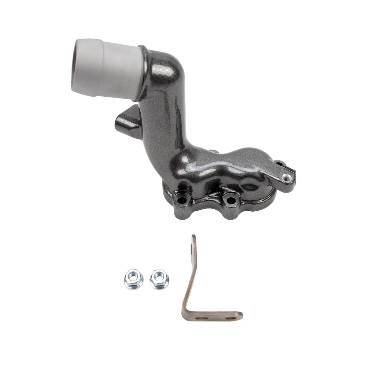 Wehrli thermostat housings and WCFab coolant pipe kits for diesel trucks