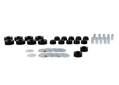 Whiteline bushing kits for suspension chassis steering drivetrain and handling upgrades