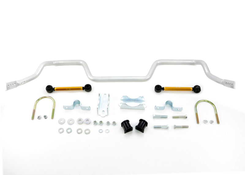 Whiteline sway bar, adjustable end links, mounting bushings, and clamps