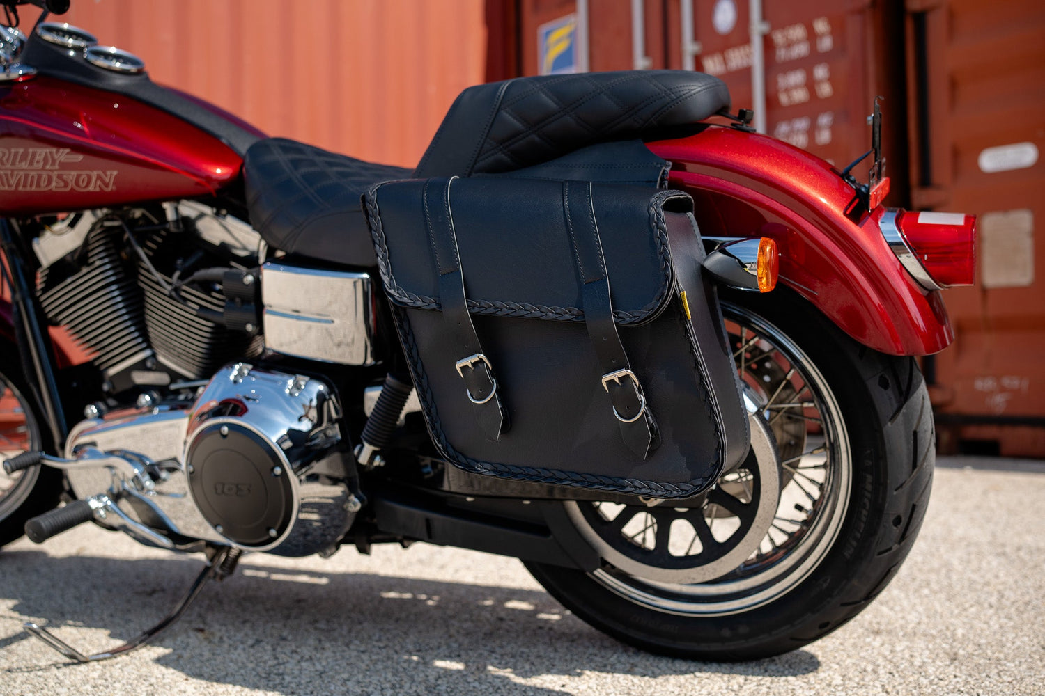 Willie & Max motorcycle saddlebags and luggage for cruisers, touring, and custom motorcycles