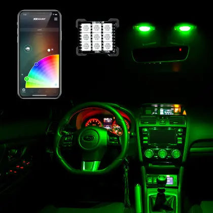 XK Glow LED bulbs for cars trucks motorcycles Jeeps headlights signal lights dome lights and accent lighting upgrades