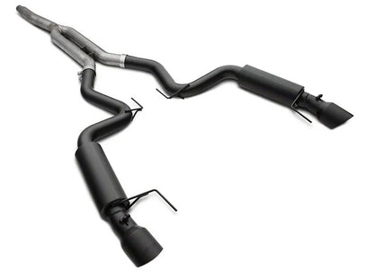 MBRP 2019-2023 Ford Mustang 2.3 EcoBoost 3in Cat Back Dual Rear Exhaust (Race) - S7275BLK MBRP