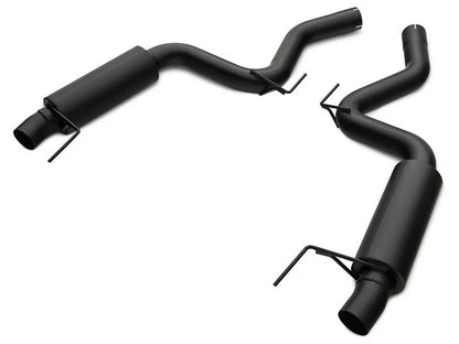 MBRP 2019-2023 Ford Mustang 2.3 EcoBoost 3in Cat Back Dual Rear Exhaust (Race) - S7275BLK MBRP