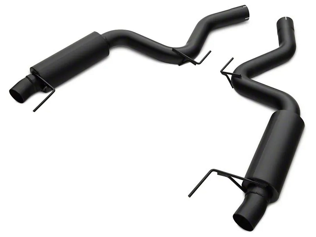 MBRP 2019-2023 Ford Mustang 2.3 EcoBoost 3in Cat Back Dual Rear Exhaust (Race) - S7275BLK