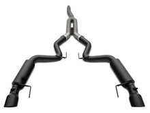 Load image into Gallery viewer, MBRP 2019-2023 Ford Mustang 2.3 EcoBoost 3in Cat Back Dual Rear Exhaust (Race) - S7275BLK