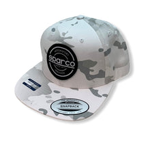 Load image into Gallery viewer, Sparco Cap S-Patch Snapback - Cam Black