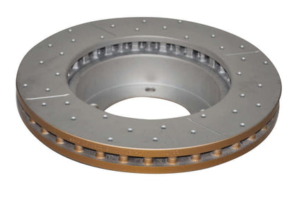 DBA 98-05 Lexus LX470 / 98+ Toyota LandRunner 100 Series Front Drilled & Slotted Street Series Rotor