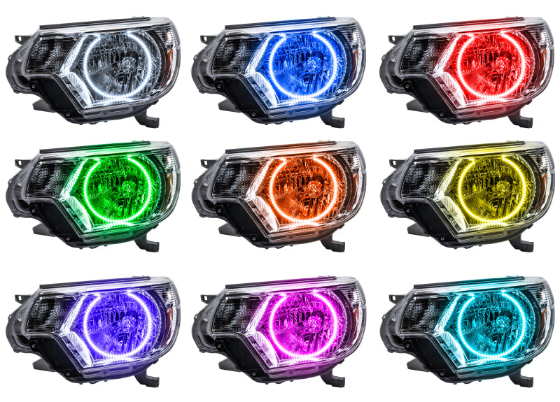 Oracle Toyota Tacoma 12-15 Halo Kit - ColorSHIFT w/ Simple Controller ORACLE Lighting