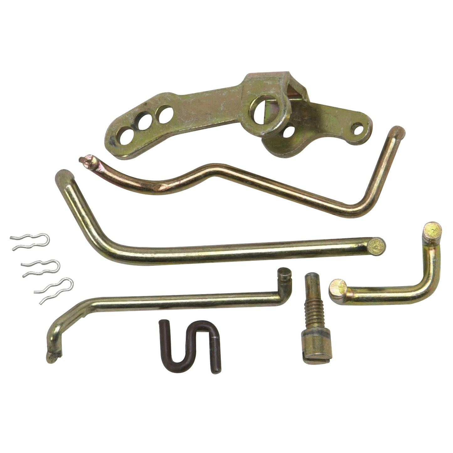 Edelbrock Carburetor Accelerator Linkage For AVS2 & Performer Carbs, Gold Iridited - 1473