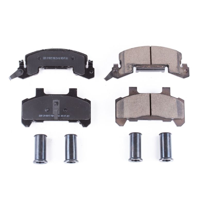 Power Stop 82-89 Buick Skyhawk Front Z17 Evolution Ceramic Brake Pads w/Hardware PowerStop