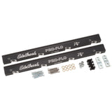 Edelbrock Fuel Injection Fuel Rail , -6 AN Black Anodized For Chevrolet LS Gen III - 3629