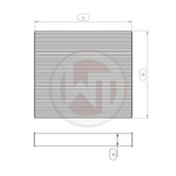 Wagner Tuning 240x251x52mm Radiator Core