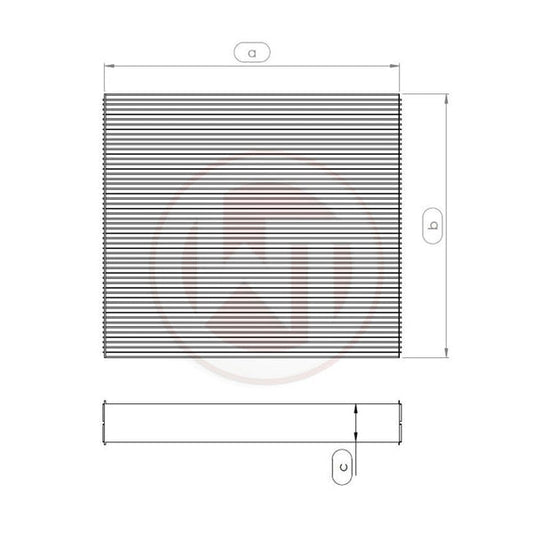 Wagner Tuning 524x468x68mm Radiator Core