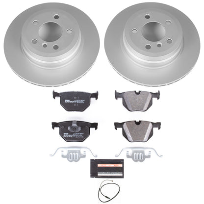 Power Stop 16-18 BMW X5 Rear Euro-Stop Brake Kit PowerStop