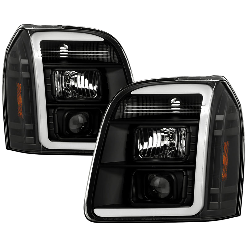 Spyder GMC Yukon 07-14/Denali 07-14 /XL 07-14 V2 Projector Headlights - Black PRO-YD-GY07V2SI-BK SPYDER