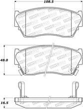 Load image into Gallery viewer, StopTech Premium Ceramic Front Brake Pads - 308.05100