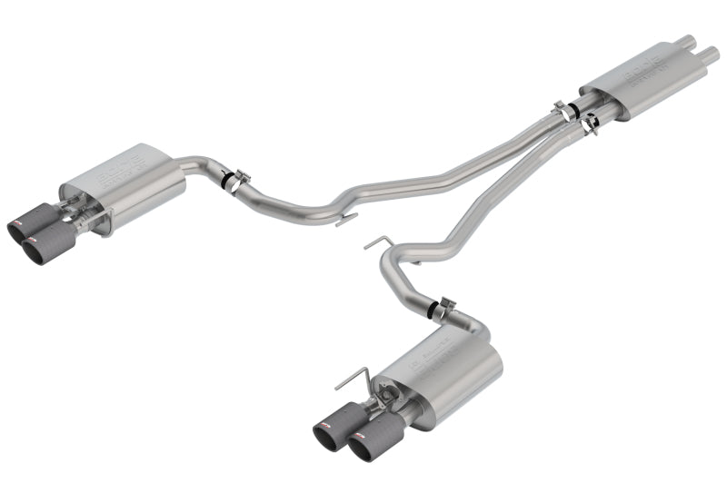 Borla 2018-2023 Ford Mustang GT Cat-Back Exhaust System Touring Part 1014045CF Borla