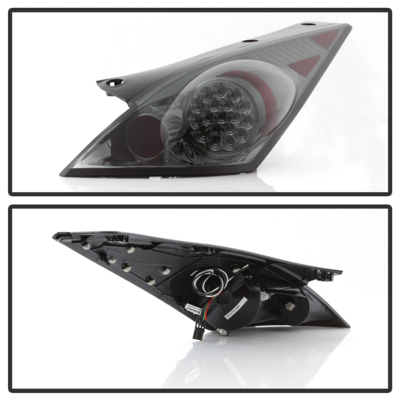 Spyder Nissan 350Z 03-05 LED Tail Lights Smoke ALT-YD-N350Z02-LED-SM SPYDER