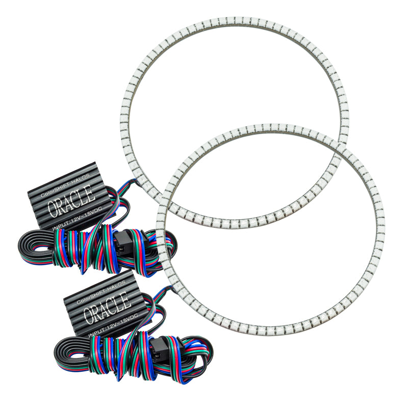 Oracle Jeep Wrangler JK 07-17 LED Waterproof Halo Kit - ColorSHIFT w/o Controller ORACLE Lighting