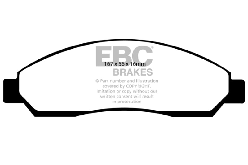 EBC GreenStuff Front Brake Pads - DP61705 EBC
