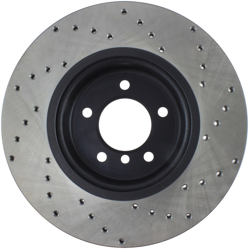 StopTech Sport Cross Drilled Brake Rotor - Rear Left Stoptech