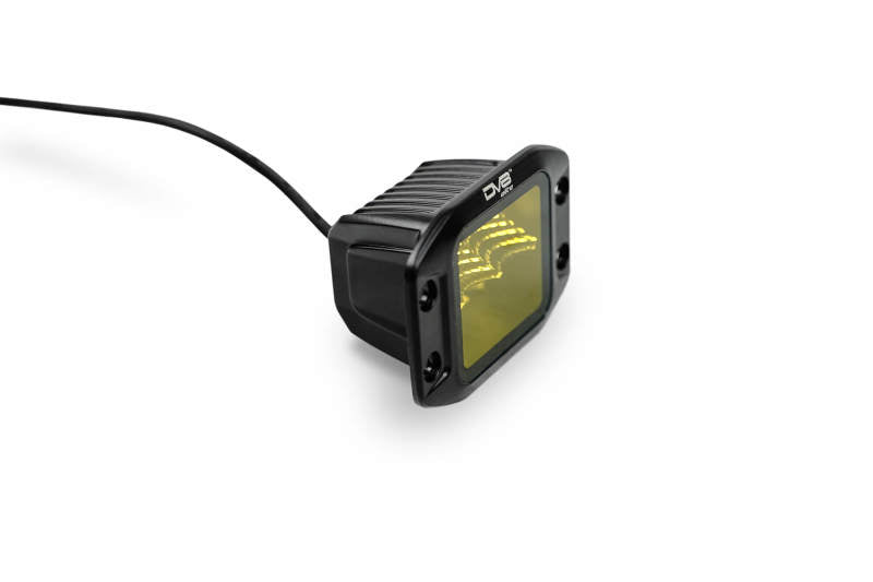 DV8 3-Inch Elite Series LED Amber Flush Mount Pod Light  BE3FMW40W