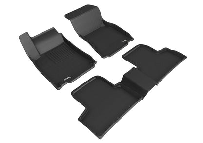 3D MAXpider KAGU 1st-2nd Row Floor Mats for Mercedes-Benz GLB-Class 2020-2026 - L1MB13201509