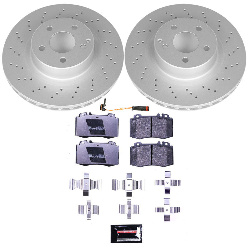 Power Stop 00-03 Mercedes-Benz CL500 Front Euro-Stop Brake Kit PowerStop