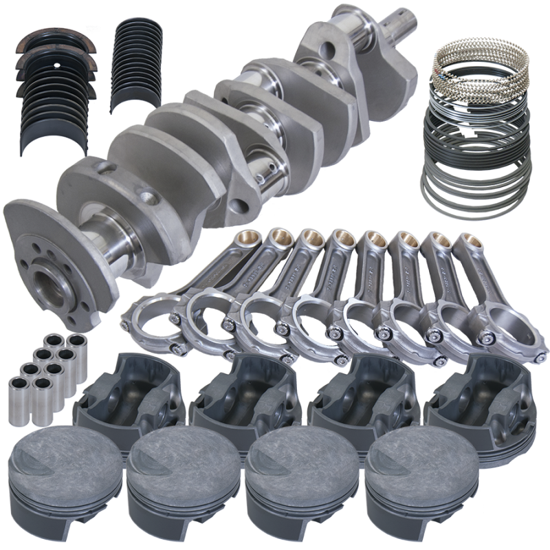 Eagle Chevy 454 4.250in Crank 6.385in I-Beam Rods -3cc Flat Top 4.350in Pistons Rotating Assembly