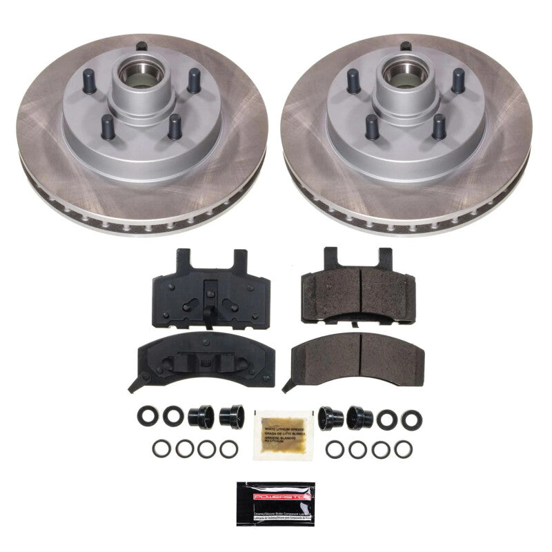 Power Stop 98-99 GMC Yukon Front Semi-Coated Rotor Kit PowerStop