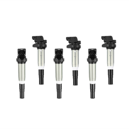 Mishimoto 2002+ BMW M54/N20/N52/N54/N55/N62/S54/S62 Six Cylinder Ignition Coil Set of 6 Mishimoto