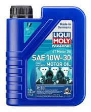 Load image into Gallery viewer, LIQUI MOLY 1L Marine 4T Motor Oil SAE 10W30