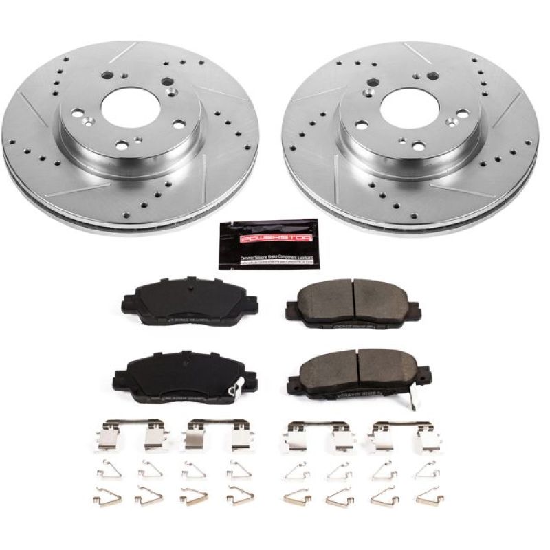 Power Stop 16-17 Honda Accord Front Z23 Evolution Sport Brake Kit PowerStop
