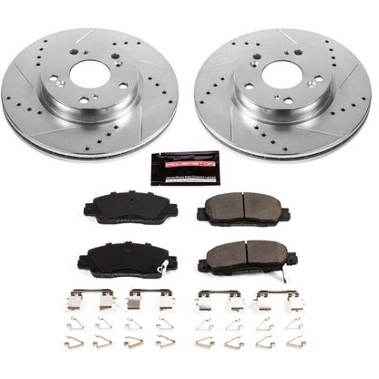 Power Stop 16-17 Honda Accord Front Z23 Evolution Sport Brake Kit PowerStop