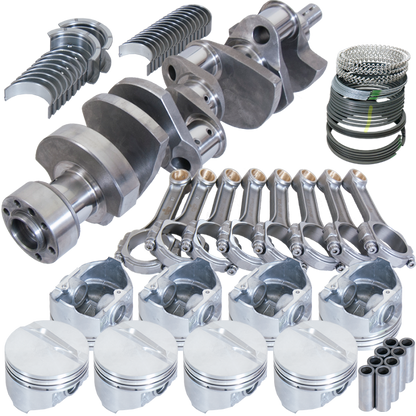 Eagle Chevy LT1350 1Pc 3.750in Crank 5.700in I-Beam Rods -7cc 4.060in Pistons Rotating Assembly