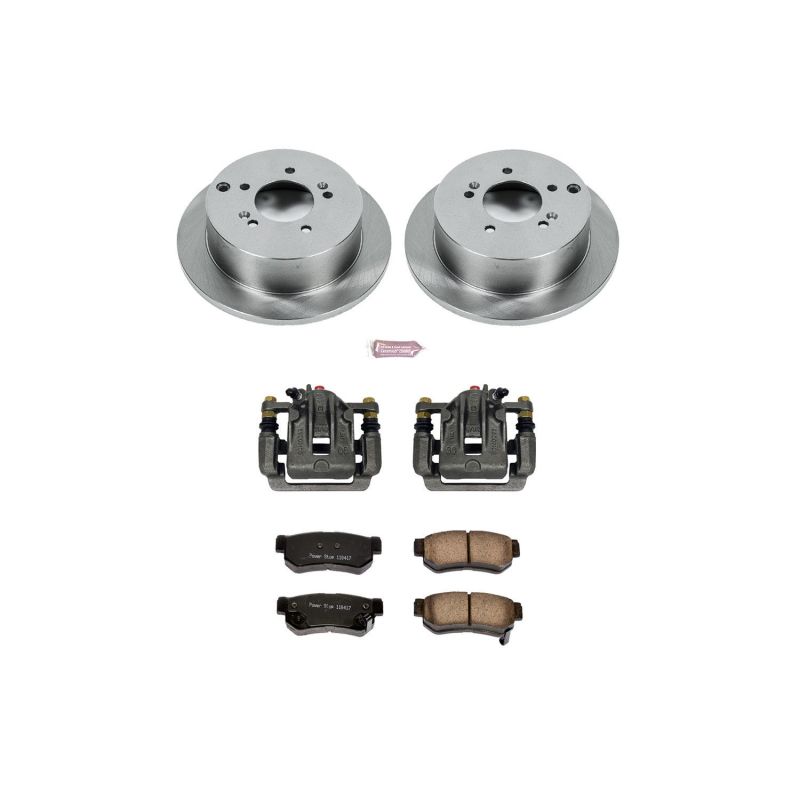 Power Stop 01-06 Hyundai Santa Fe Rear Autospecialty Brake Kit w/Calipers PowerStop
