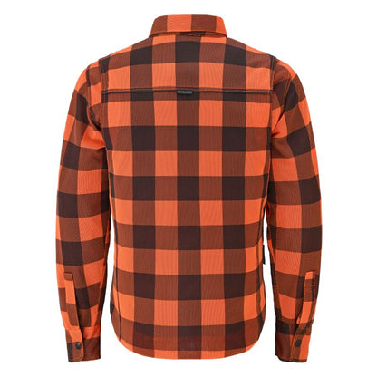 Speed and Strength Black Nine Mesh Moto Shirt Orange/Black - Small