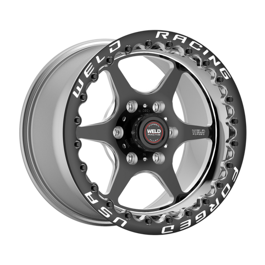 Weld S79 HD 17x10 / 6x135 BP / 7.2in. BS Black Wheel (Low Pad) - Single Beadlock MT