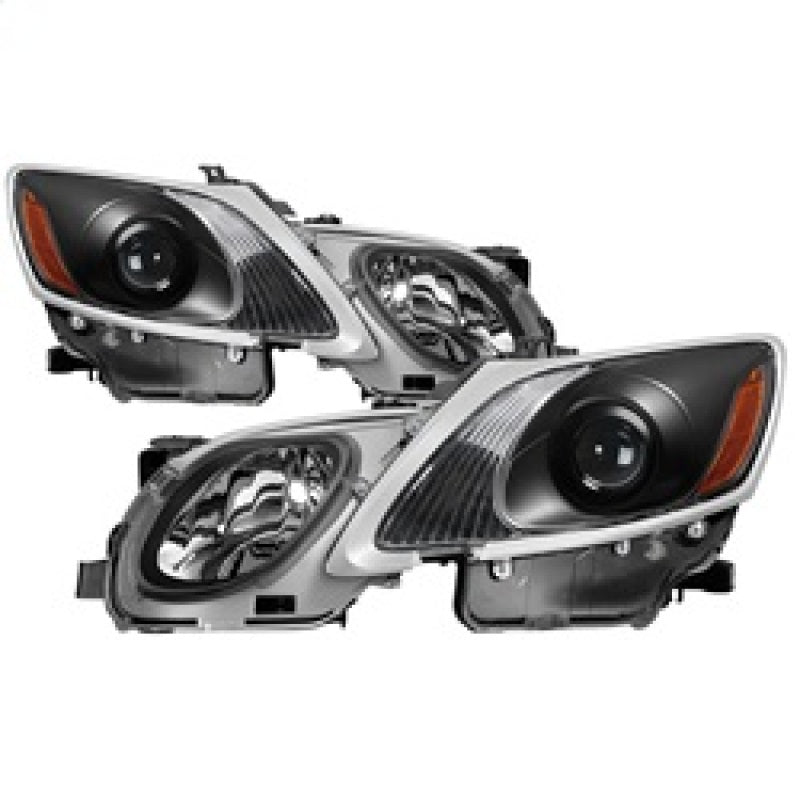 Xtune Lexus Gs 06-11 OE Projector Headlights (w/AFS. Hid Fit) Black PRO-JH-LGS06-AFS-AM-BK SPYDER