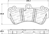 StopTech Premium Ceramic Brake Pads - 308.10070