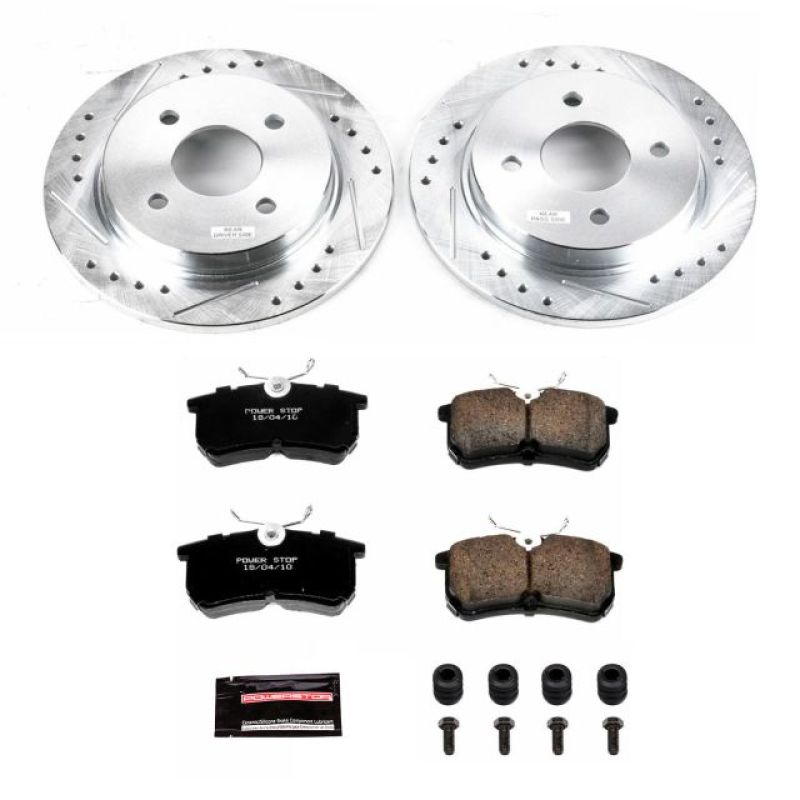 Power Stop 14-19 Ford Fiesta Rear Z23 Evolution Sport Brake Kit PowerStop