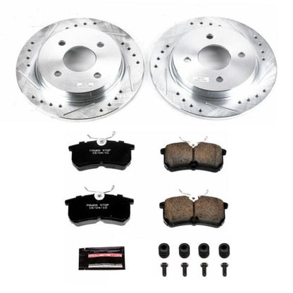 Power Stop 14-19 Ford Fiesta Rear Z23 Evolution Sport Brake Kit PowerStop