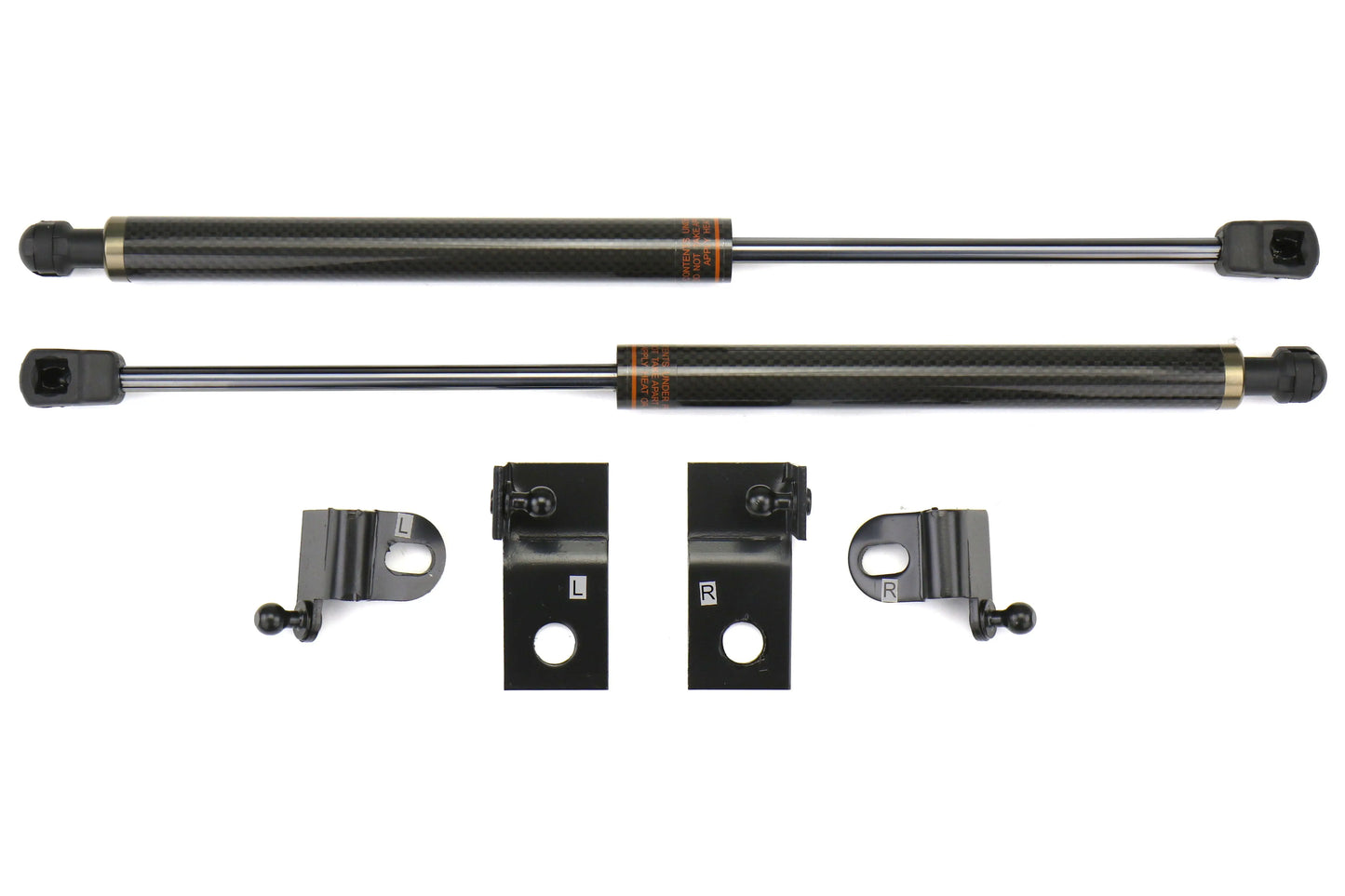 OLM Carbon Hood Damper Kit - 2013-2021 FR-S / BRZ / 86