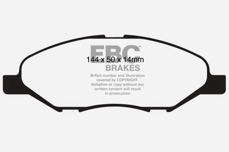 EBC Ultimax2 Front Brake Pads - UD1345 EBC
