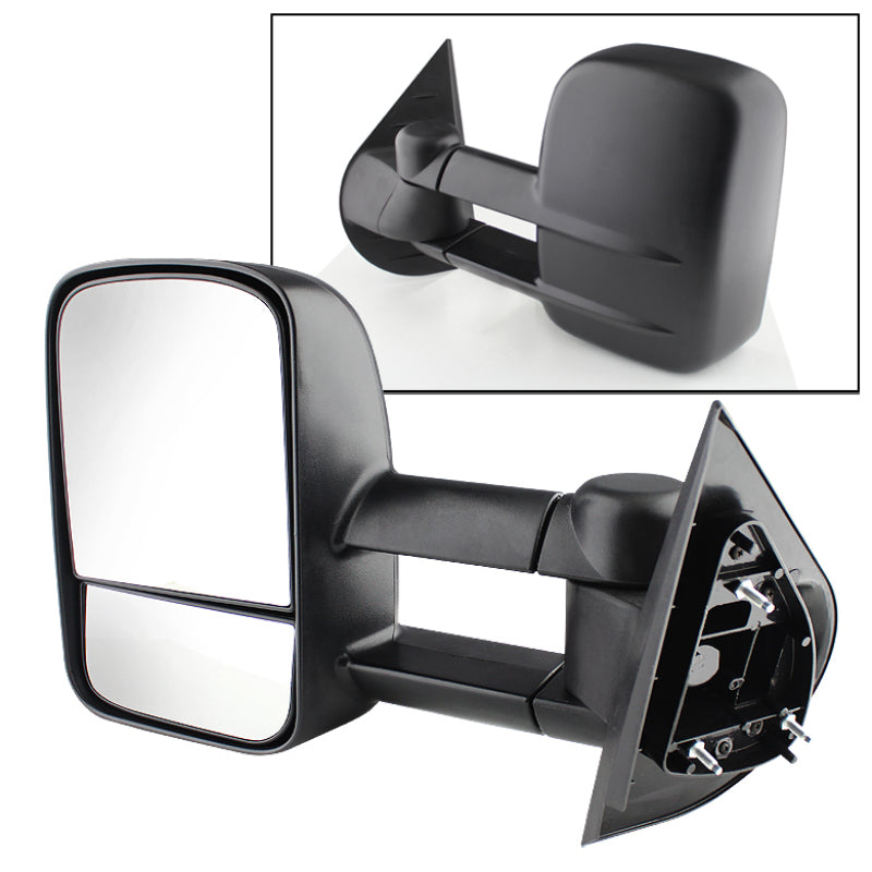 Xtune Chevy Silverado 07-12 Manual Extendable Power Heated Adjust Mirror Left MIR-CSIL07-PW-L SPYDER