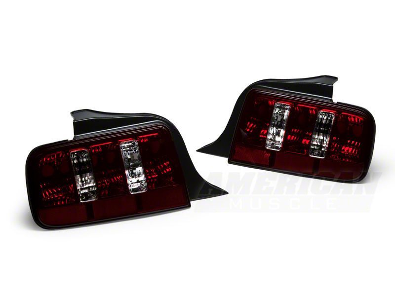 Raxiom 05-09 Ford Mustang Coyote Tail Lights- Blk Housing (Smoked Lens)